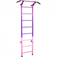 Шведская стенка "Радуга" фиолетово-розового цвета