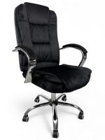 Кресло для сидения с регулировкой высоты Calviano Bravo черный велюр