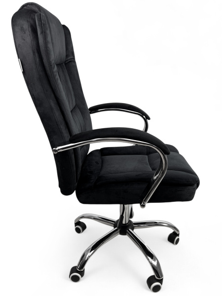 Кресло для сидения с регулировкой высоты Calviano Bravo черный велюр