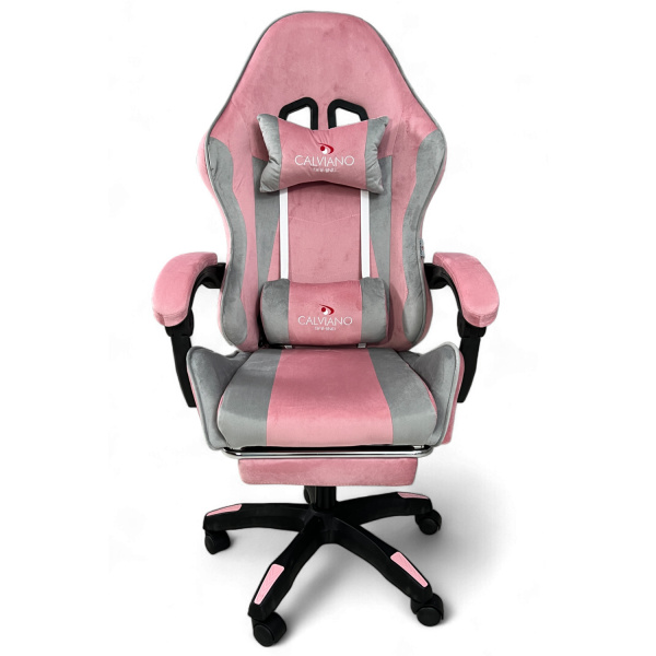  Вибромассажное кресло Calviano 1589 (чёрное с подножкой) для дома и офиса в интернет-магазине 1MAG.by