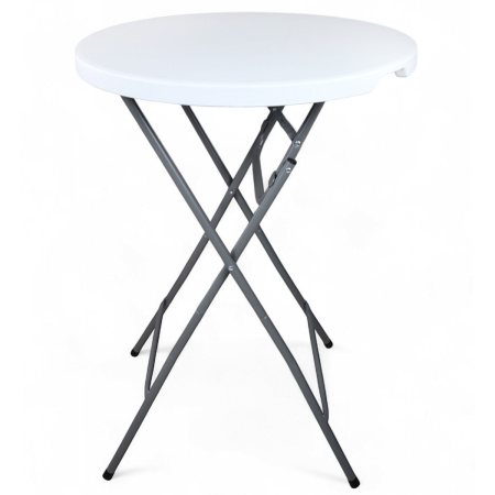 Стол складной пластиковый круглый Calviano 80 см