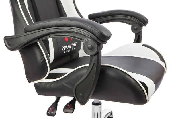 Офисное кресло Calviano ULTIMATO чёрно-белое в интернет-магазине 1MAG.by в Минске