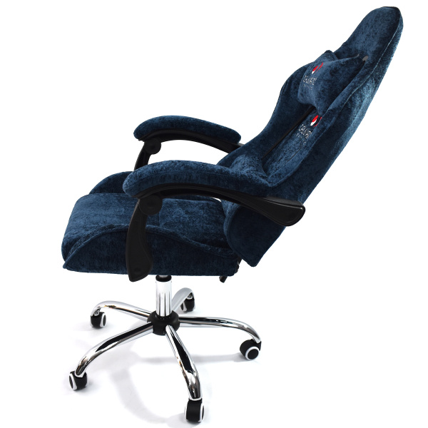  Вибромассажное кресло Calviano Nero blue plush для дома и офиса в интернет-магазине 1MAG.by