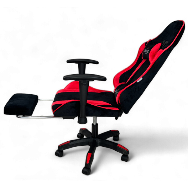  Вибромассажное кресло Calviano 1589 (чёрное с подножкой) для дома и офиса в интернет-магазине 1MAG.by