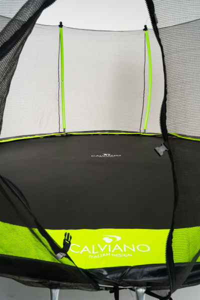 Батут пружинный с защитной сеткой Calviano 374 см - 12ft OUTSIDE master green в интернет-магазине 1MAG.by в Беларуси