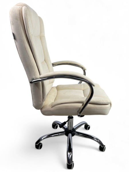 Кресло для сидения с регулировкой высоты Calviano Bravo бежевый велюр