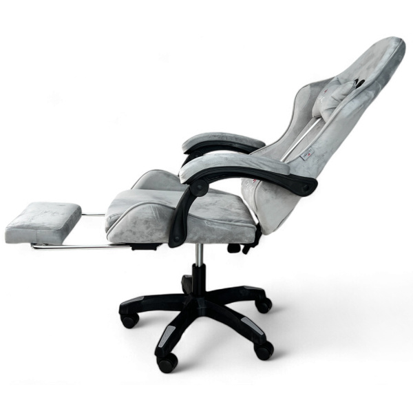  Вибромассажное кресло Calviano 1589 (чёрное с подножкой) для дома и офиса в интернет-магазине 1MAG.by