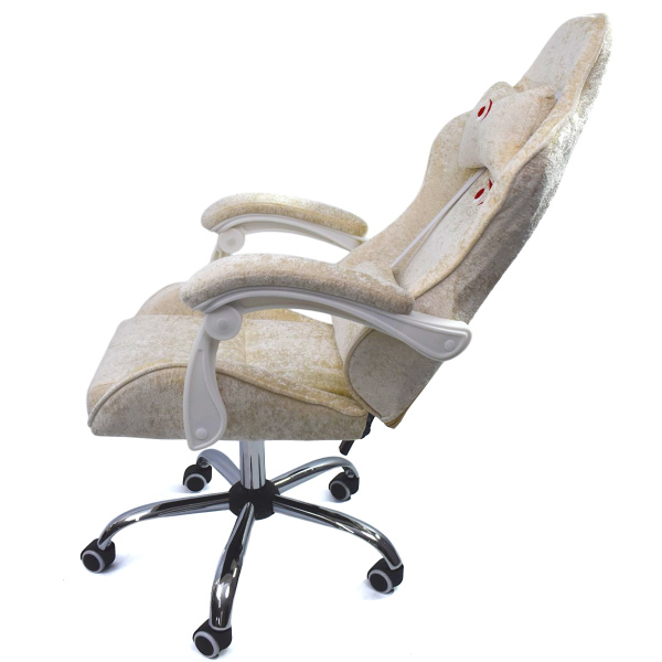  Вибромассажное кресло Calviano 1589 (чёрное с подножкой) для дома и офиса в интернет-магазине 1MAG.by