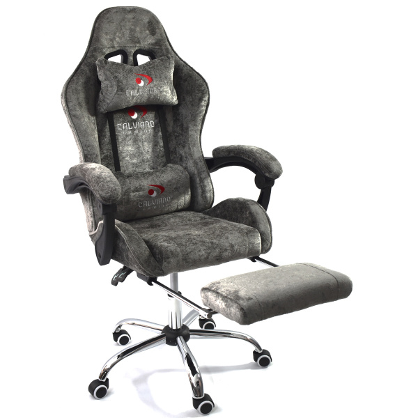 Вибромассажное кресло Calviano Amarone dark grey plush для дома и офиса в интернет-магазине 1MAG.by