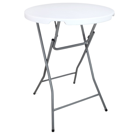 Стол складной пластиковый круглый Calviano 80 см