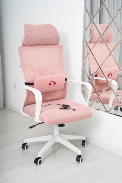 Вибромассажное кресло Calviano Milan Аir Pink