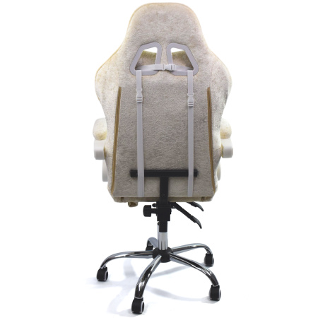 Вибромассажное кресло Calviano Amarone beige plush для дома и офиса в интернет-магазине 1MAG.by