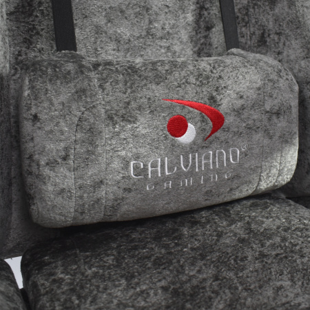 Вибромассажное кресло Calviano Amarone dark grey plush для дома и офиса в интернет-магазине 1MAG.by