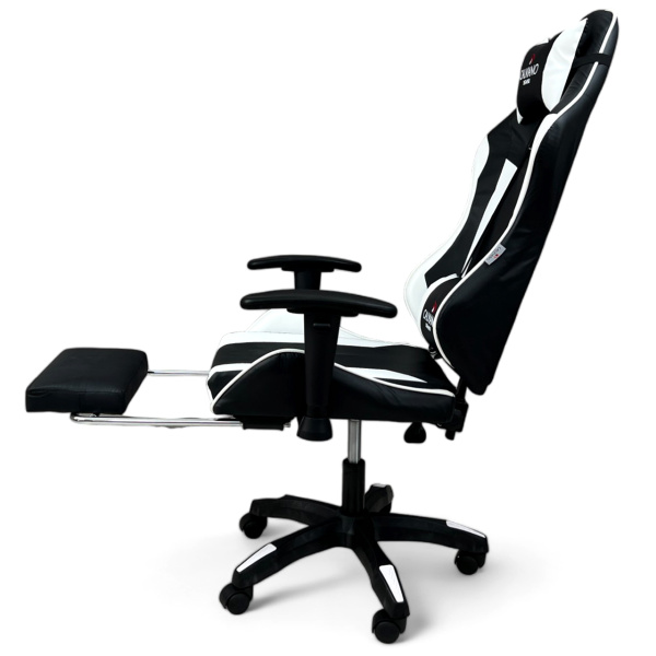  Вибромассажное кресло Calviano 1589 (чёрное с подножкой) для дома и офиса в интернет-магазине 1MAG.by