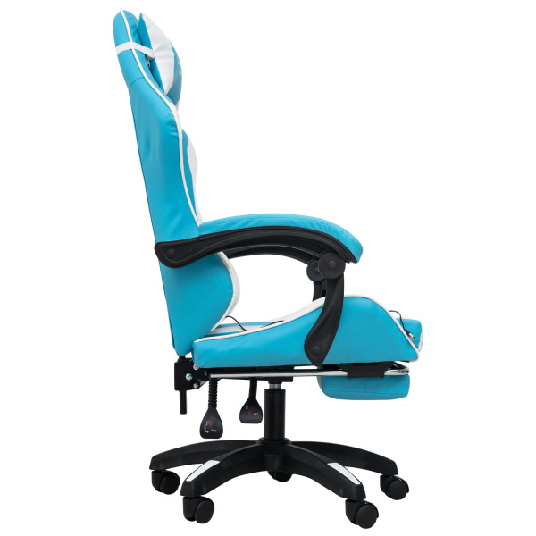  Вибромассажное кресло Calviano 1589 (чёрное с подножкой) для дома и офиса в интернет-магазине 1MAG.by