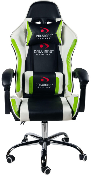 Офисное кресло Calviano ULTIMATO чёрно-зелёное в интернет-магазине 1MAG.by в Минске