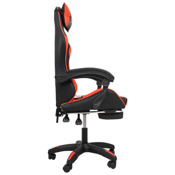  Вибромассажное кресло Calviano 1589 (чёрное с подножкой) для дома и офиса в интернет-магазине 1MAG.by