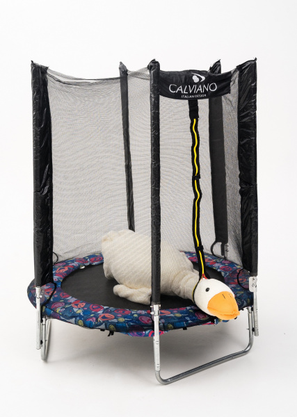 Батут пружинный с защитной сеткой Calviano 140 см (4,5ft) light складной SMILE в интернет-магазине 1MAG.by в Беларуси