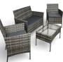 Комплект садовой мебели (4 предмета) Calviano  светлый