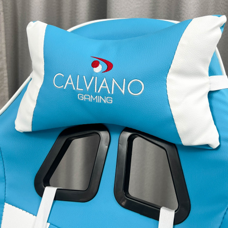  Вибромассажное кресло Calviano 1589 (чёрное с подножкой) для дома и офиса в интернет-магазине 1MAG.by