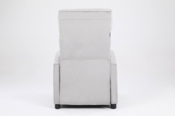 Кресло вибромассажное CALVIANO, модель 2164, серый велюр