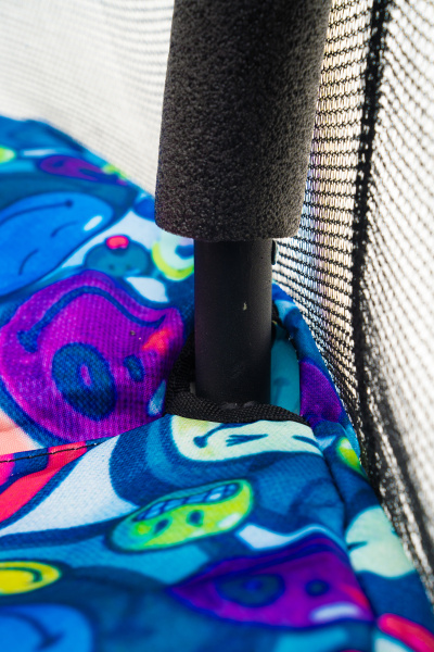 Батут на резинках с защитной сеткой Calviano 140 см - 4,5ft master smile elastic band в интернет-магазине 1MAG.by в Беларуси