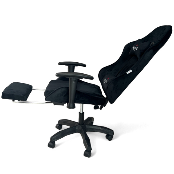  Вибромассажное кресло Calviano 1589 (чёрное с подножкой) для дома и офиса в интернет-магазине 1MAG.by