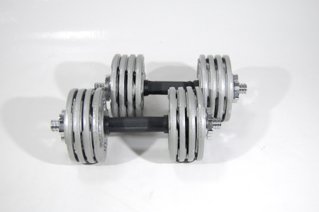 Набор гантелей металлических Хаммертон Atlas Sport 2x11,5 кг (16дисков по 1,25кг) в интернет-магазине 1MAG.by в Минске 