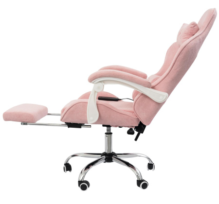 Вибромассажное кресло Calviano Amarone pink plush для дома и офиса в интернет-магазине 1MAG.by