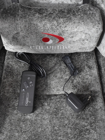 Вибромассажное кресло Calviano Nero dark grey plush для дома и офиса в интернет-магазине 1MAG.by