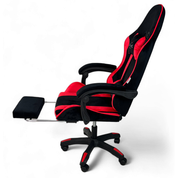  Вибромассажное кресло Calviano 1589 (чёрное с подножкой) для дома и офиса в интернет-магазине 1MAG.by