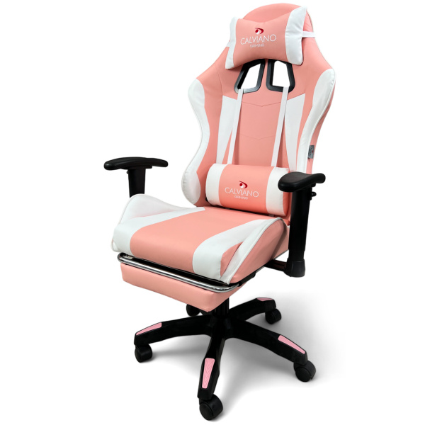  Вибромассажное кресло Calviano 1589 (чёрное с подножкой) для дома и офиса в интернет-магазине 1MAG.by