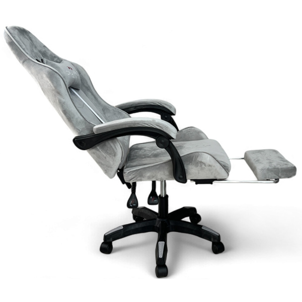  Вибромассажное кресло Calviano 1589 (чёрное с подножкой) для дома и офиса в интернет-магазине 1MAG.by