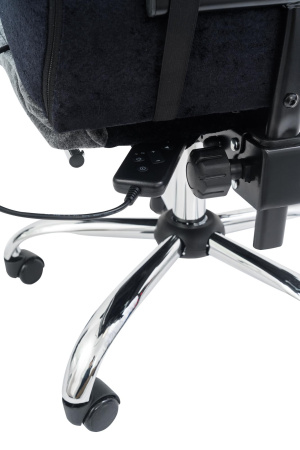 Вибромассажное кресло Calviano Amarone Black-Grey plushдля дома и офиса в интернет-магазине 1MAG.by