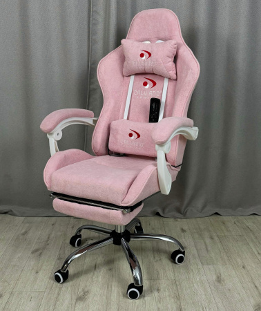 Вибромассажное кресло Calviano Amarone pink plush для дома и офиса в интернет-магазине 1MAG.by