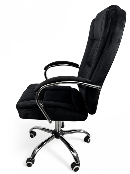 Кресло для сидения с регулировкой высоты Calviano Bravo черный велюр