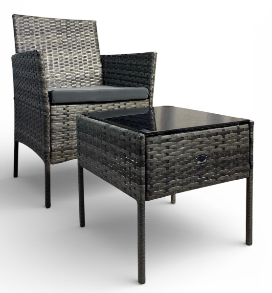 Комплект садовой мебели (3 предмета) Calviano  светлый