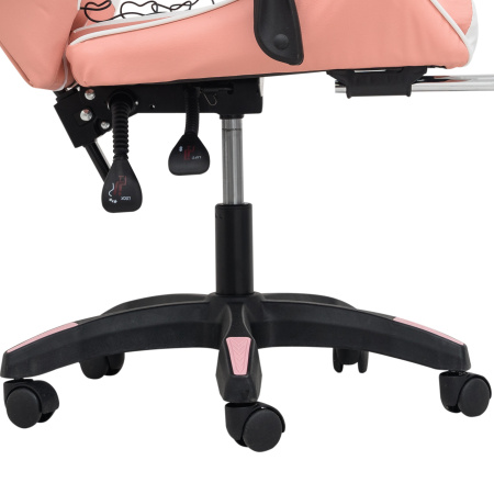  Вибромассажное кресло Calviano 1589 (чёрное с подножкой) для дома и офиса в интернет-магазине 1MAG.by