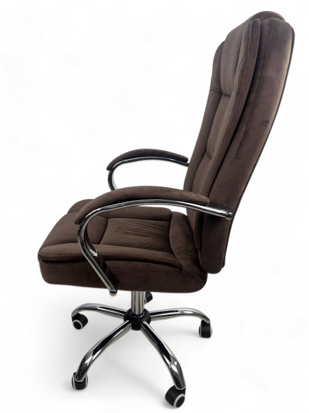 Кресло для сидения с регулировкой высоты Calviano Bravo коричневый велюр