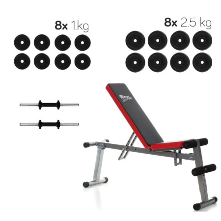 Набор LUX скамья Atlas Sport AS-03 и гантели 30кг в интернет-магазине 1MAG.by в Беларуси