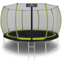Батут пружинный с защитной сеткой Calviano 374 см - 12ft OUTSIDE master green в интернет-магазине 1MAG.by в Беларуси