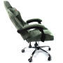  Вибромассажное кресло Calviano Nero green plush для дома и офиса в интернет-магазине 1MAG.by