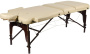Массажный стол Atlas Sport 70 см XXL PRO с валиком (с memory foam) складной 3-с деревянный (бежевый) в интернет-магазине 1MAG.by в Беларуси