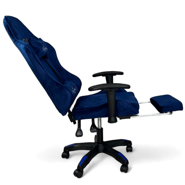  Вибромассажное кресло Calviano 1589 (чёрное с подножкой) для дома и офиса в интернет-магазине 1MAG.by