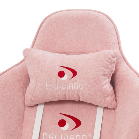 Вибромассажное кресло Calviano Nero pink plush для дома и офиса в интернет-магазине 1MAG.by