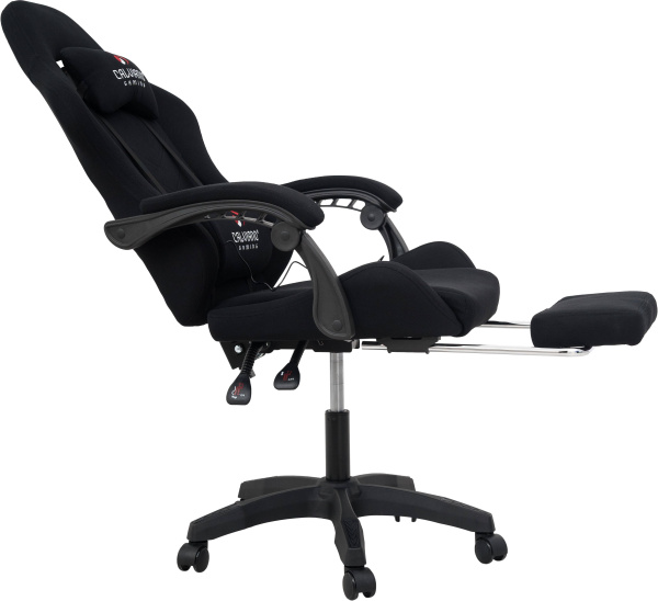  Вибромассажное кресло Calviano 1589 (чёрное с подножкой) для дома и офиса в интернет-магазине 1MAG.by