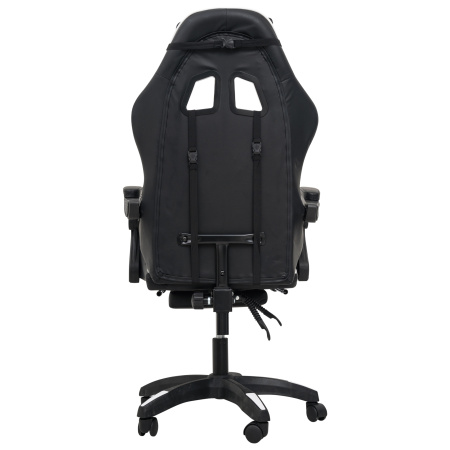  Вибромассажное кресло Calviano 1589 (чёрное с подножкой) для дома и офиса в интернет-магазине 1MAG.by