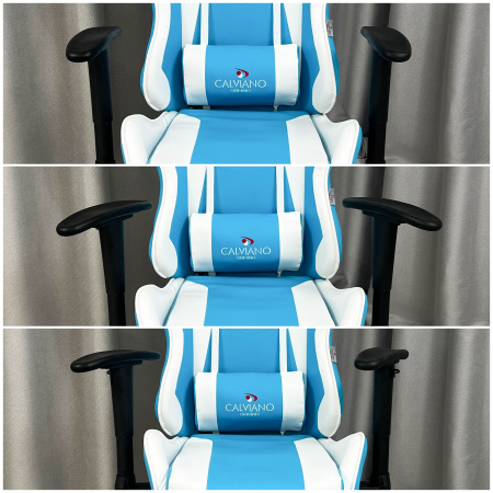  Вибромассажное кресло Calviano 1589 (чёрное с подножкой) для дома и офиса в интернет-магазине 1MAG.by