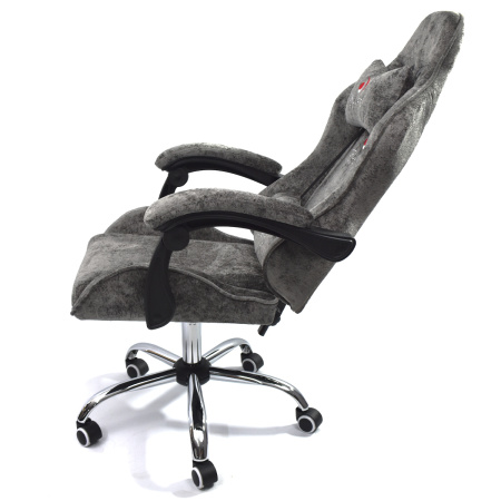 Вибромассажное кресло Calviano Nero dark grey plush для дома и офиса в интернет-магазине 1MAG.by