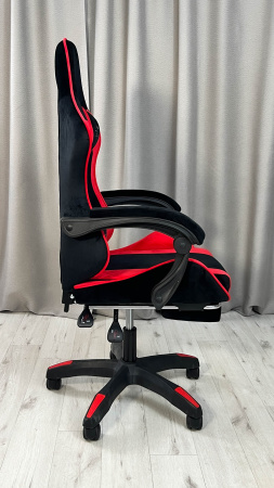  Вибромассажное кресло Calviano 1589 (чёрное с подножкой) для дома и офиса в интернет-магазине 1MAG.by